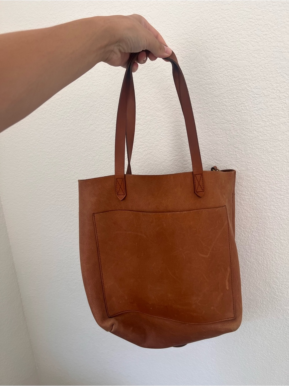Madewell The Medium Transport Tote— Cognac Leather